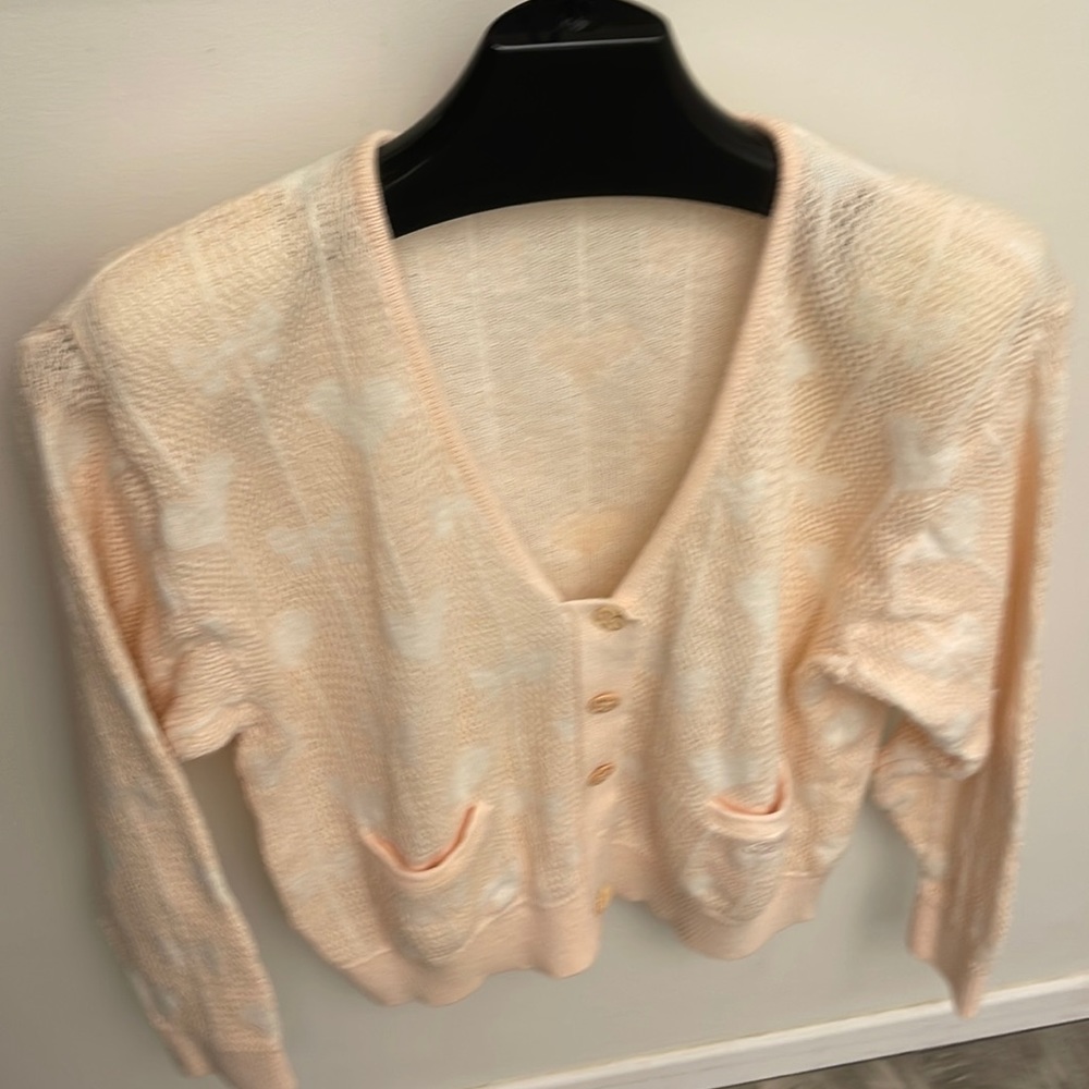 Vintage designer sweater by Courreges Paris
